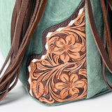 American Darling Hobo Suede Hand tooled Genuine Leather Western Women Bag | Handbag Purse Bags