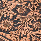 American Darling Jewelry Case Hand Tooled Hair-On Genuine Leather Women Bag Western Handbag Purse | Organizer for Travel