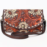 American Darling Clutch Hand Tooled Genuine Leather Western Women Bag Handbag Purse | Purses for Cute