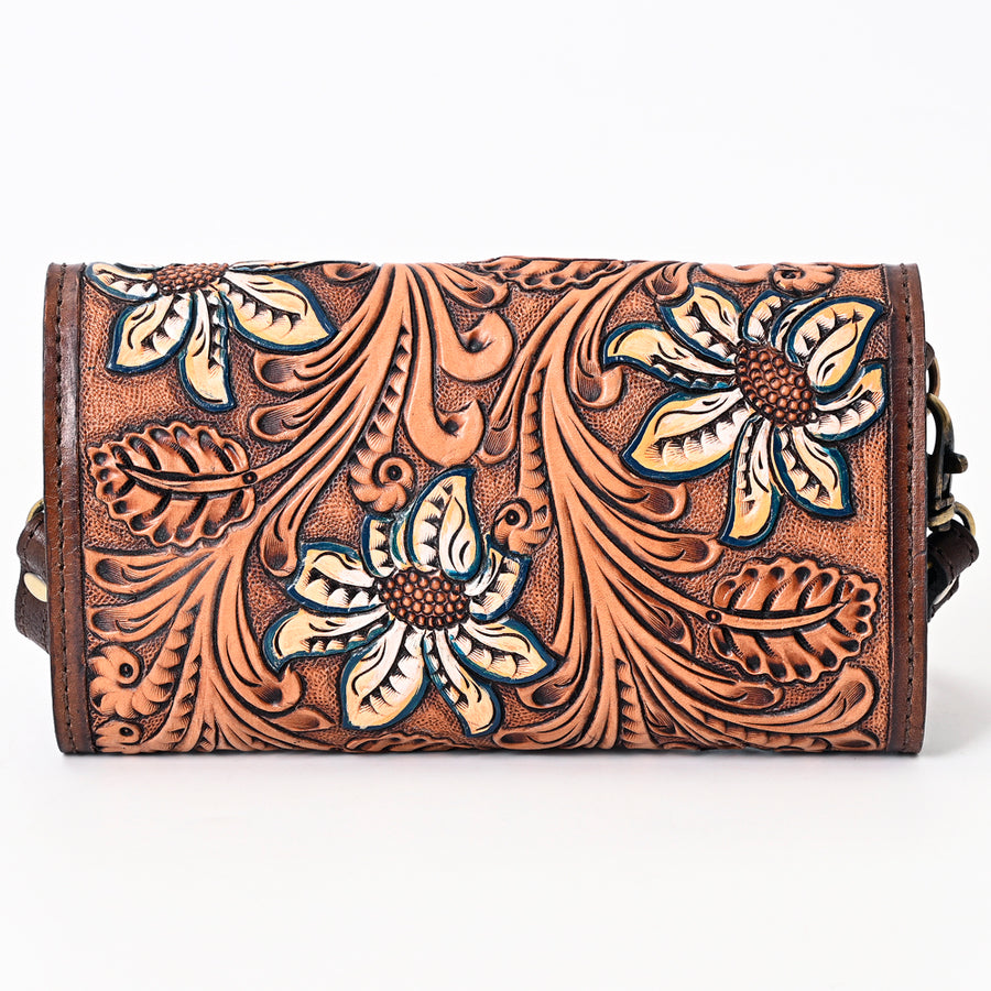 American Darling Clutch Hand Tooled Genuine Leather Western Women Bag Handbag Purse | Purses for Cute