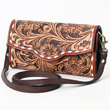 American Darling Clutch Hand Tooled Genuine Leather Western Women Bag Handbag Purse | Purses for Cute