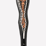 HIlason Genuine Leather Dog Collar Hand Tooled