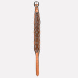HIlason Genuine Leather Dog Collar Hand Tooled