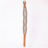HILASON Western Style Beaded American Leather Pet Dog Collar