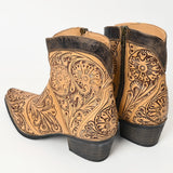 American Darling ADFT161 Hand tooled carved genuine leather sandal footwear flip flop
