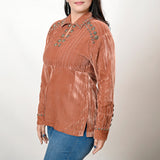 American Darling Velvet Women shirt dress Tunic Ladies girl Top