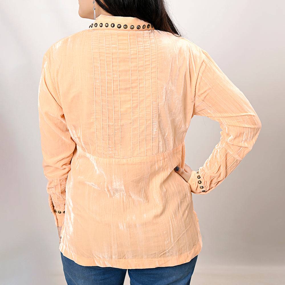 American Darling Velvet Women shirt dress Tunic Ladies girl Top