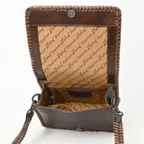 American Darling Cross Body Hand Tooled Genuine Leather Western Women Bag | Antique Tan Handbag Purse Crossbody for Cute