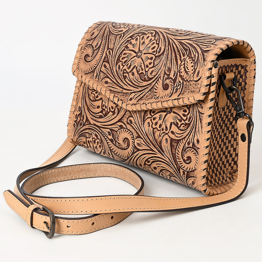 American Darling Wallet Hand Tooled Genuine Leather Western Women Bag | Wristlet Travel
