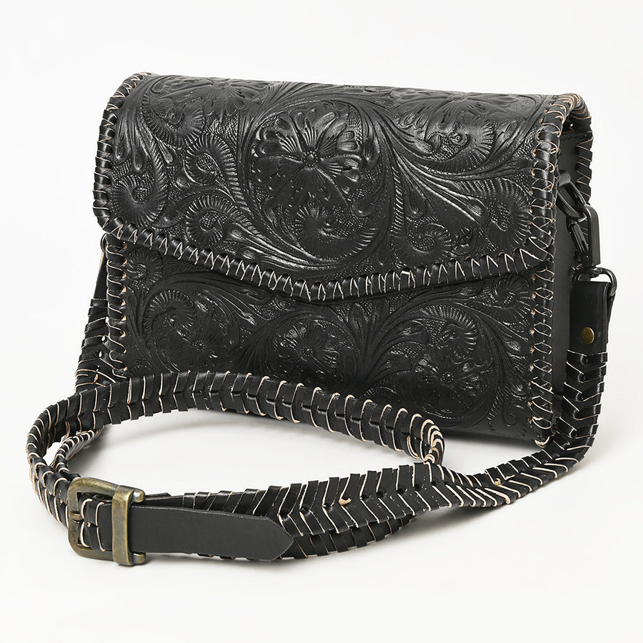 American Darling Wallet Hand Tooled Genuine Leather Western Women Bag | Wristlet Travel - Uhorse