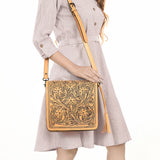 American Darling Clutch Hand Tooled Genuine Leather Western Women Bag Handbag Purse | Purses for Cute