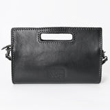 American Darling Clutch Hand Tooled Genuine Leather women bag western handbag purse