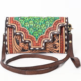 American Darling Clutch Hand Tooled Genuine Leather Western Women Bag Handbag Purse | Purses for Cute