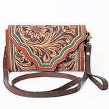 American Darling Clutch Hand Tooled Genuine Leather Western Women Bag Handbag Purse | Purses for Cute