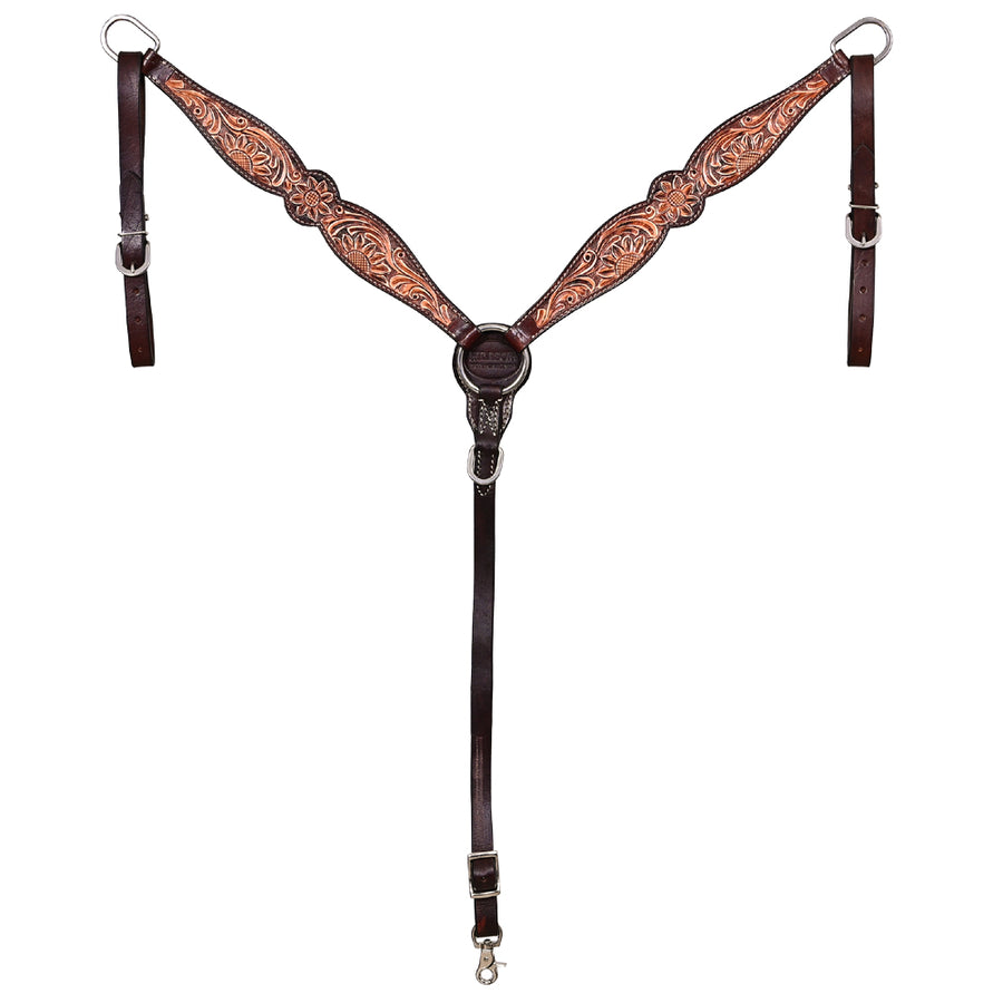 Hilason Western Horse Headstall Breast Collar Tack American Leather