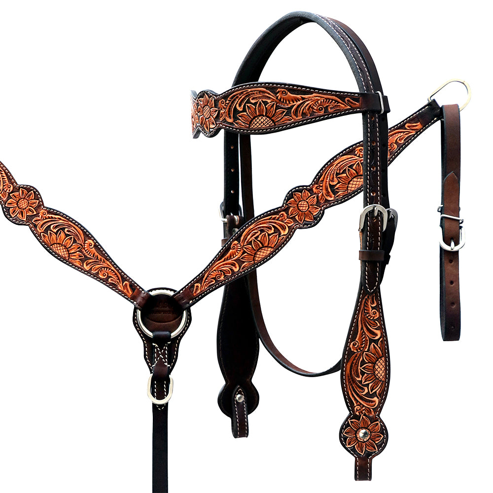 Hilason Western Horse Tack Set American Leather