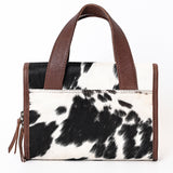 American Darling Hand Tooled Hair-On Genuine Leather Briefcase Bag Western Handbag Purse | for Women Cute Laptop