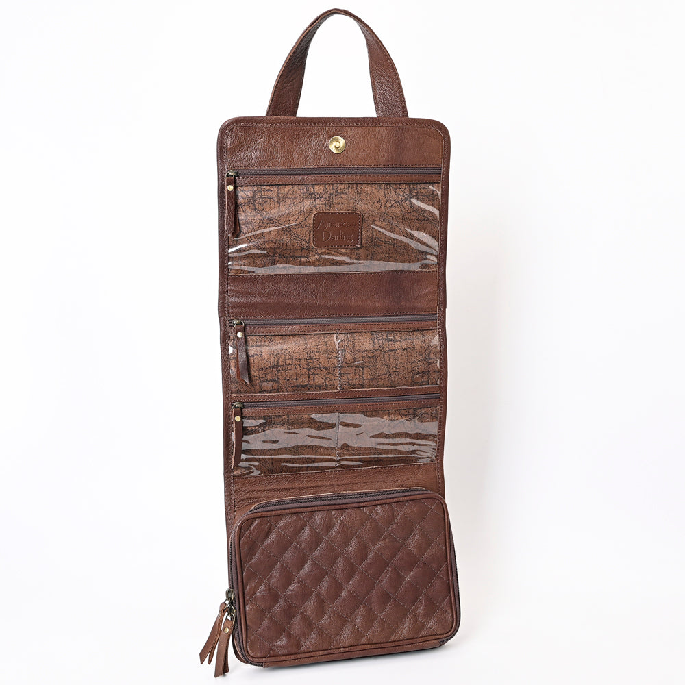 American Darling Hand Tooled Hair-On Genuine Leather Briefcase Bag Western Handbag Purse | for Women Cute Laptop