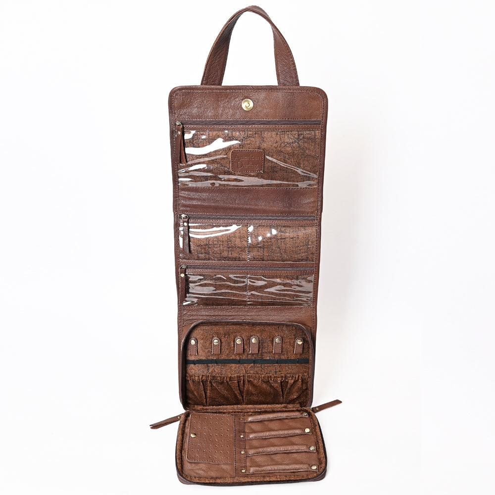 American Darling Hand Tooled Hair-On Genuine Leather Briefcase Bag Western Handbag Purse | for Women Cute Laptop