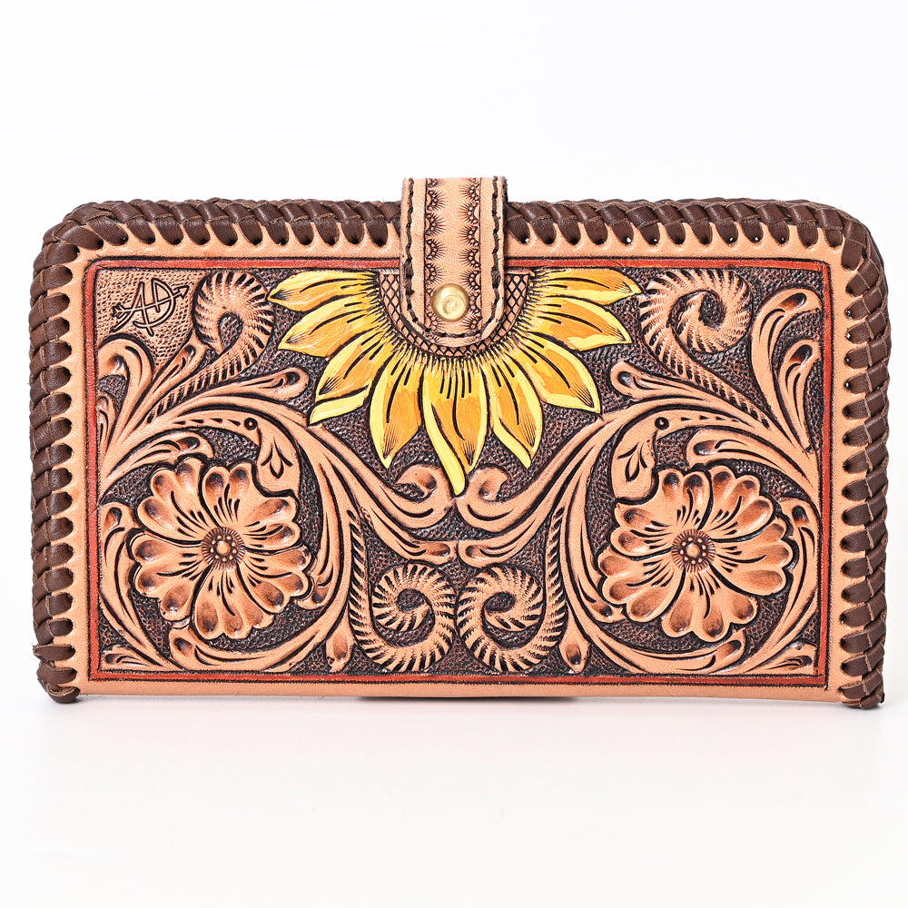 American Darling Clutch Hand Tooled Genuine Leather Western Women Bag Handbag Purse | Purses for Cute