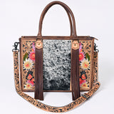 American Darling Briefcase Hand Tooled Saddle Blanket Genuine Leather women bag western handbag purse