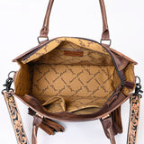 American Darling Briefcase Hand Tooled Saddle Blanket Genuine Leather women bag western handbag purse