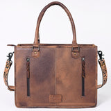 American Darling Briefcase Hand Tooled Saddle Blanket Genuine Leather women bag western handbag purse
