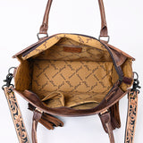 American Darling Briefcase Hand Tooled Saddle Blanket Genuine Leather women bag western handbag purse