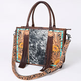 American Darling Briefcase Hand Tooled Saddle Blanket Genuine Leather women bag western handbag purse