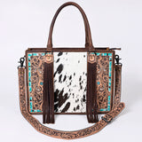American Darling Briefcase Hand Tooled Saddle Blanket Genuine Leather women bag western handbag purse