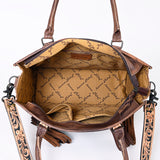 American Darling Briefcase Hand Tooled Saddle Blanket Genuine Leather women bag western handbag purse