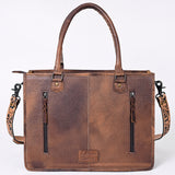 American Darling Briefcase Hand Tooled Saddle Blanket Genuine Leather women bag western handbag purse
