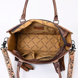 American Darling Briefcase Hand Tooled Saddle Blanket Genuine Leather women bag western handbag purse
