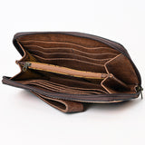 American Darling Organiser Hand Tooled Saddle Blanket Genuine Leather Women Bag Western Handbag Purse