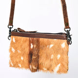 American Darling Small Crossbody Hair On Genuine Leather Western Women Bag Handbag Purse | for Cute