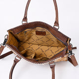 American Darling Briefcase Hair on Genuine Leather Western Women Bag Handbag | Briefcase Bag | Briefcase for Women | Cute Briefcase Bag | Laptop Briefcase Bag