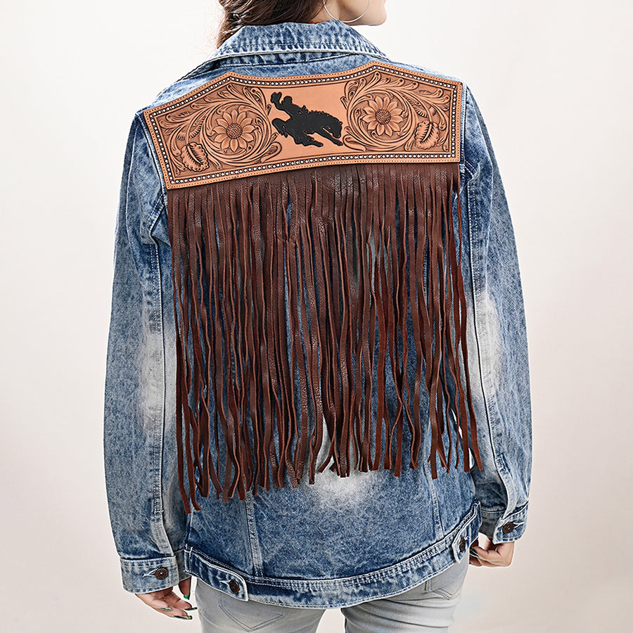 American Darling ADJKT022-M Genuine leather Hand tooled hand carved by Hilason – Cowboy and equestrian accessories