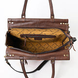 American Darling Tote Saddle Blanket Genuine Leather Western Women Bag Handbag Purse | Travel Bags College Casual