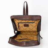 American Darling Backpack Hand Tooled Hair On Genuine Leather Western Women Bag | for Laptop School Purse Travel