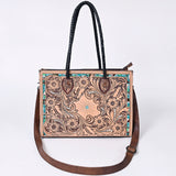 American Darling Tote Hand Tooled Genuine Leather women bag western handbag purse