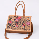 American Darling Tote Hand Tooled Genuine Leather women bag western handbag purse