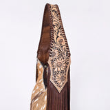 American Darling Hobo Hair-On Saddle Blanket Fabric Genuine Leather Western Women Bag | Handbag Purse Bags for Wallet Cute