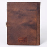 American Darling Portfolio Bag Hand Tooled Crocodile embossed Genuine Leather women bag western handbag purse