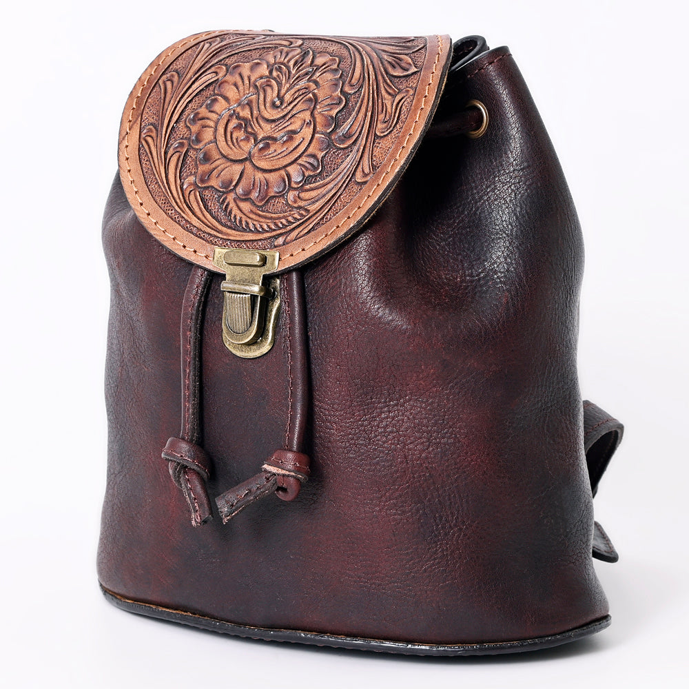 American Darling Backpack Hand Tooled Genuine Leather Western Women Bag Handbag Purse | for Laptop