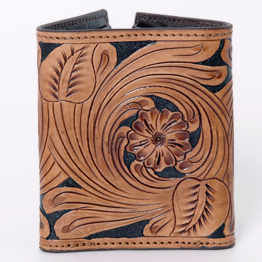 OHLAY Wallet Hand Tooled Genuine Leather Women Bag Western Handbag Purse | Womens Handbags |Leather Belt for Summer
