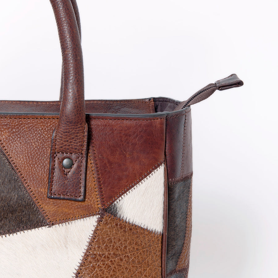 OHLAY KBZ110 TOTE Hair-on Genuine Leather women bag western handbag purse