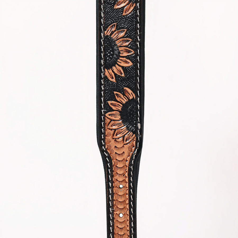 HILASON Western Genuine Leather Heavy Duty Hand Painted Dog Collar