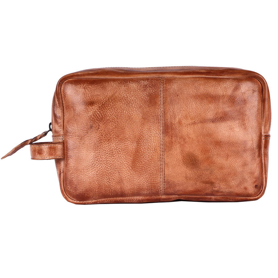 Never Mind Nmbgm137A Toiletry Vintage Handmade Genuine Cowhide Leather Women Bag Western Handbag Purse