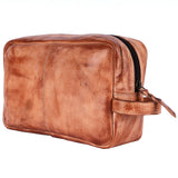 Never Mind Nmbgm137A Toiletry Vintage Handmade Genuine Cowhide Leather Women Bag Western Handbag Purse