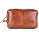 Never Mind Nmbgm137B Toiletry Vintage Handmade Genuine Cowhide Leather Women Bag Western Handbag Purse